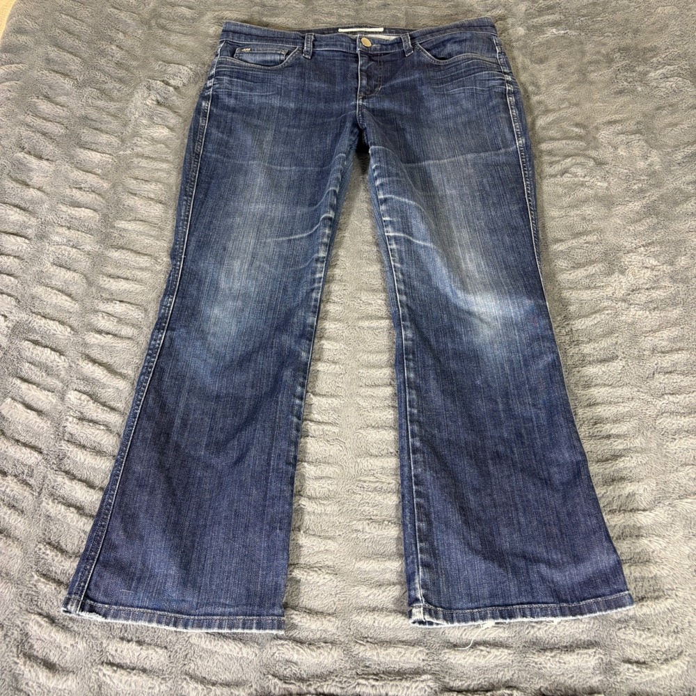 Joes Jeans Provocateur Bootcut Dark Wash Denim Jeans Womens 32 Low Rise AR835